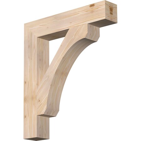 Ekena Millwork Legacy Block Smooth Bracket, Douglas Fir, 5 1/2"W x 32"D x 36"H BKT06X32X36LEC05SDF